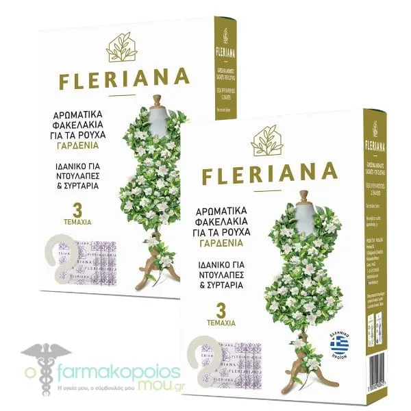 2 x Fleriana Gardenia Fragrance Sachets, 2 x 3pcs