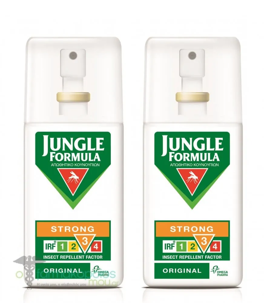 2x Jungle Formula Strong Original Spray, 2 x 75ml