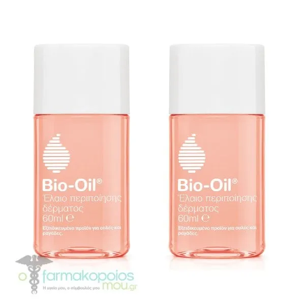 2x Bio-Oil Scar & Stretch Mark Oil, 2x60ml