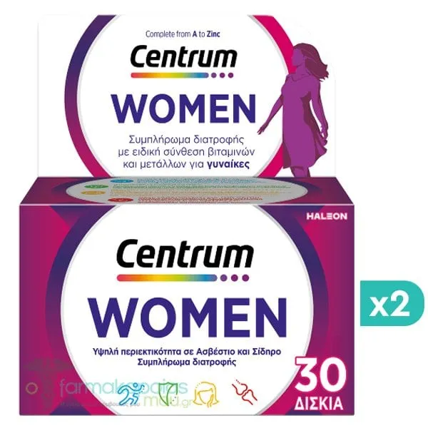 2x Centrum Women, 2x30tabs