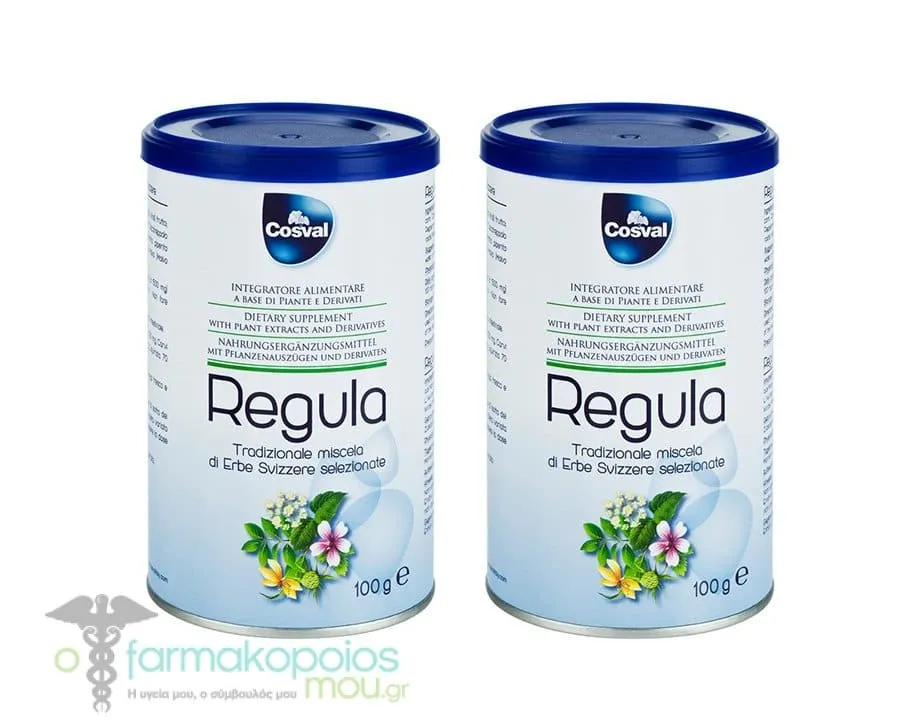 2 x Cosval Regula Powder, 2 x 100g