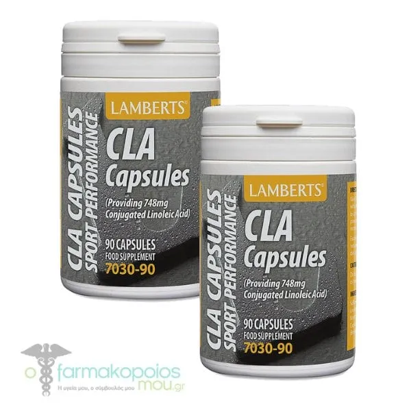 2x Lamberts CLA Capsules, 2x90caps