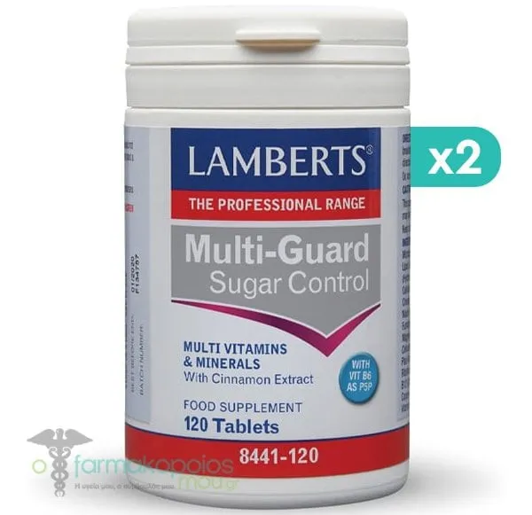 2x Lamberts Multi-Guard Sugar Control, 2x120tabs