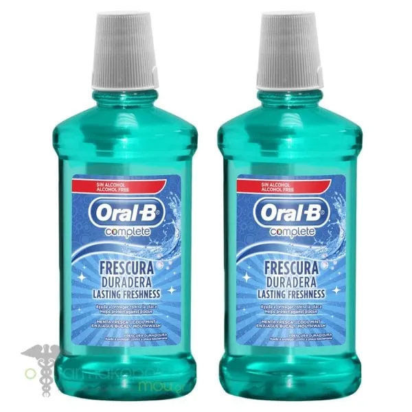 2x Oral-B Complete Mouthwash Mint, 2x500ml