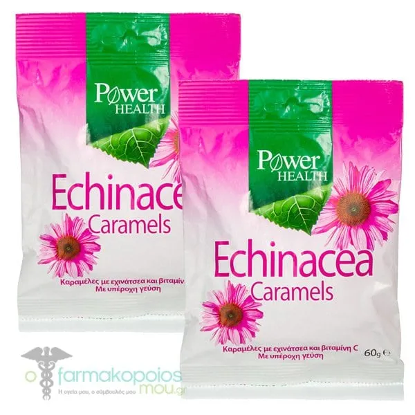 2x Power Health Caramels Echinacea, 2x60gr