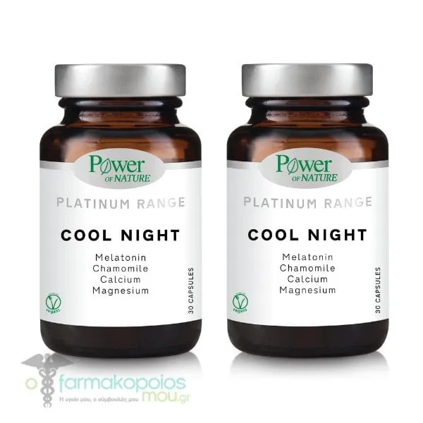 2x Power of Nature Platinum Range Cool Night, 2x30caps