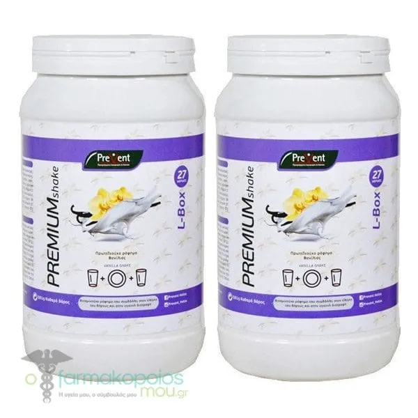 2x Prevent Premium Shake L - Box Vanilla, 2x581gr