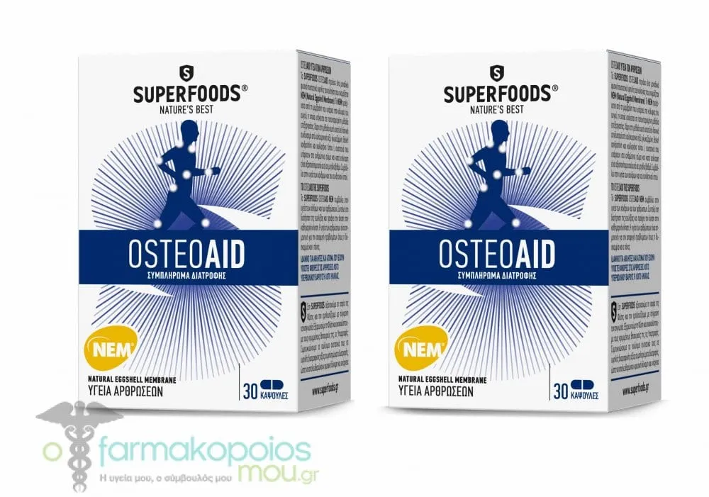 2 x Superfoods Osteoaid, 2 x 30caps