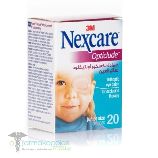 3M Nexcare Opticlude Orthoptic Eye Patch, Junior Size, 20patches