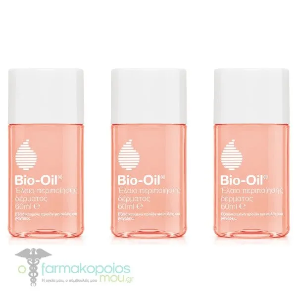 3x Bio-Oil Scar & Stretch Mark Oil, 3x60ml