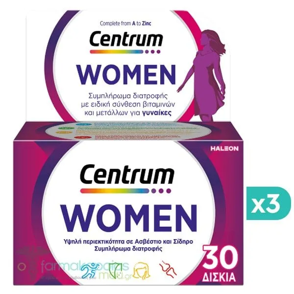 3x Centrum Women, 3x30tabs