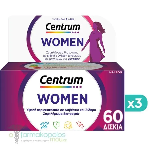 3x Centrum Women, 3x60tabs
