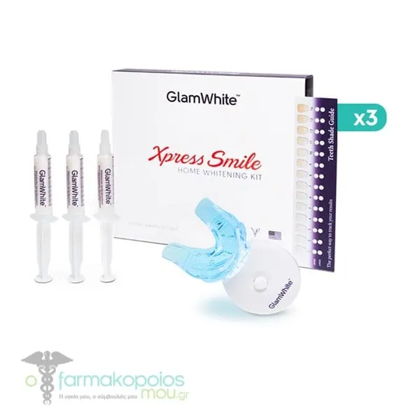 3x GlamWhite Xpress Smile Kit, 3x1pcs