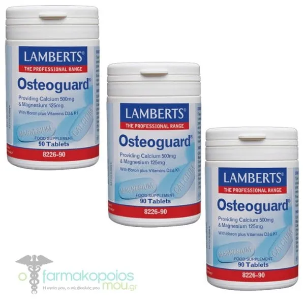 3x Lamberts Osteoguard, 3x90tabs