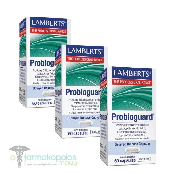 3x Lamberts Probioguard, 3x60caps