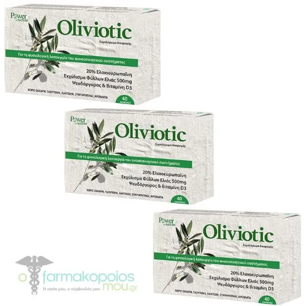 3x Power of Nature Oliviotic, 3x40caps