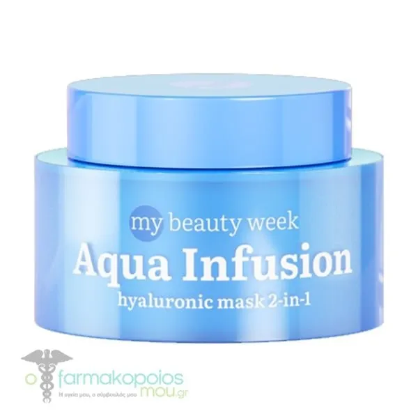 7DAYS My Beauty Week Aqua Infusion Hyaluronic Mask 2in1, 50ml