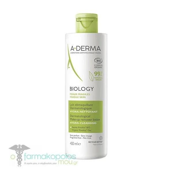 A-Derma Biology Dermatological Make-up Remover Lotion Hydra-Cleansing, 400ml