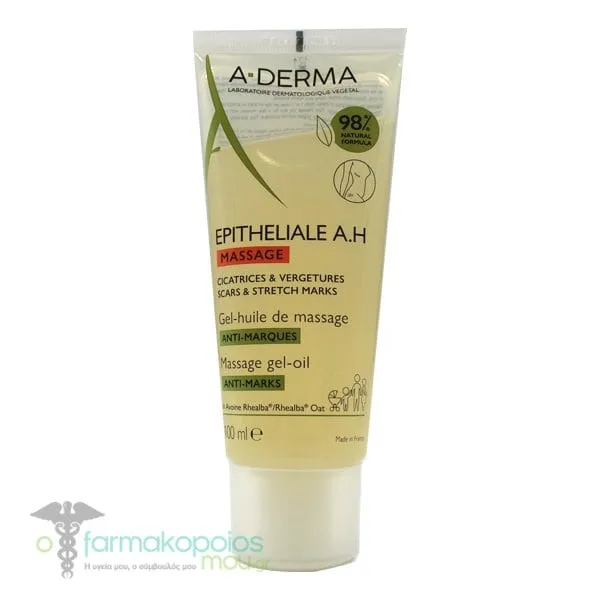 A-Derma Epitheliale A.H Massage Gel Oil for Scars & Stretch Marks, 100ml