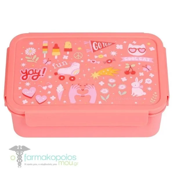 A Little Lovely Company Bento Lunch Box, 1pc - Fun