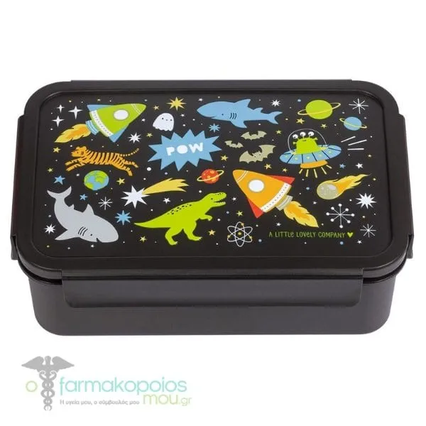 A Little Lovely Company Bento Lunch Box Δοχείο Φαγητού με Χωρίσματα 1.2lt, 1τεμ - Galaxy