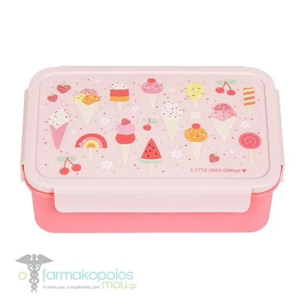 A Little Lovely Company Bento Lunch Box Δοχείο Φαγητού με Χωρίσματα 1.2lt, 1τεμ - Ice-Cream