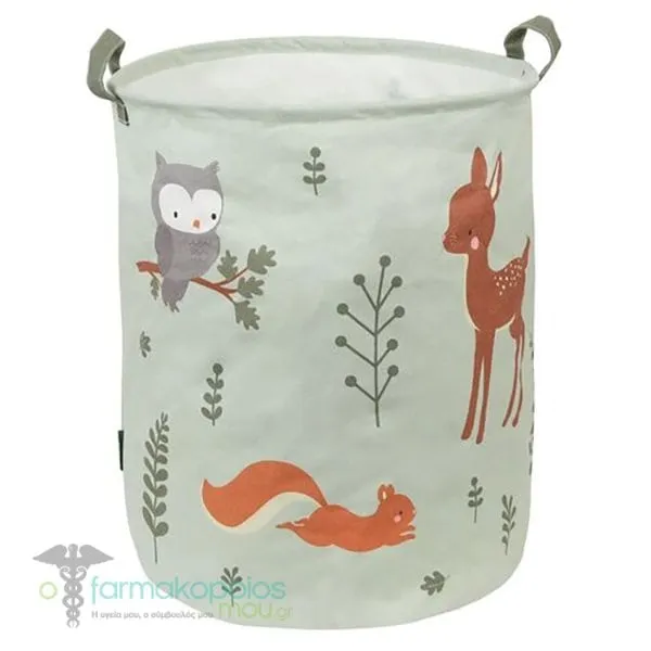 A Little Lovely Company Cotton Storage Basket Καλάθι Αποθήκευσης, 1τεμ - Forest Friends