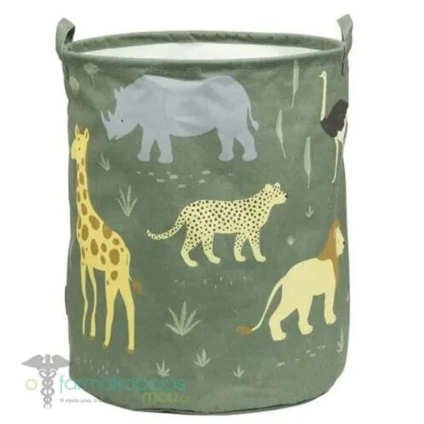 A Little Lovely Company Cotton Storage Basket, 1pc - Savanna