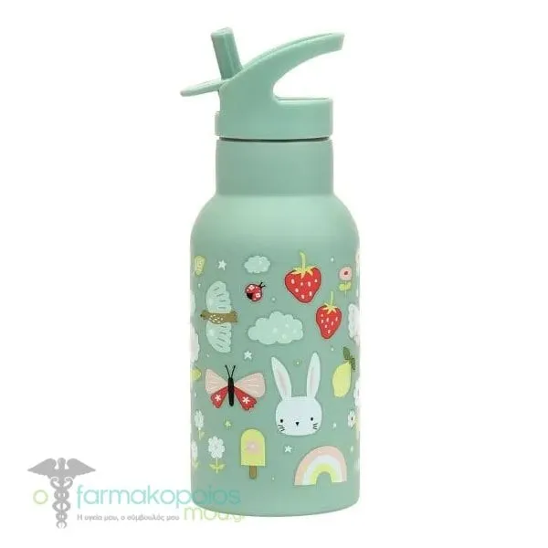 A Little Lovely Company Stainless Steel Drink Bottle, 350ml - Joy