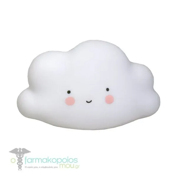 A Little Lovely Company Little Light White Cloud, 1pc