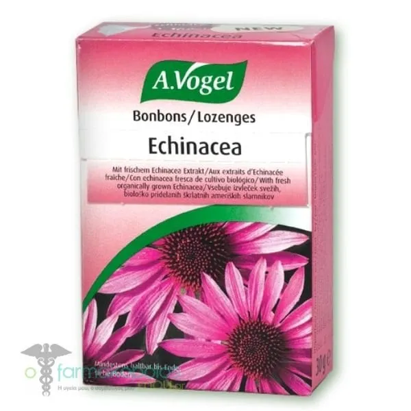 A. Vogel Echinacea Bonbons Candies with Fresh Echinacea for Sore Throat & Immune Boost, 30gr