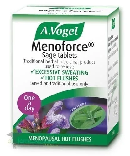 A. Vogel Menoforce Herbal Menopause Tablets from Fresh Sage, 30 tabs