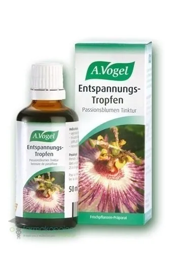 A. Vogel Passiflora Φυτικό Χαλαρωτικό Βοήθημα Βάμμα από Φρέσκια Πασιφλόρα, 50ml