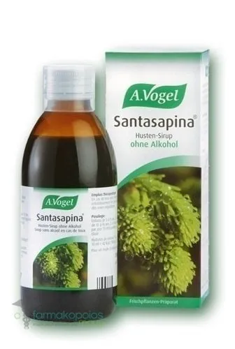 A. Vogel Santasapina Herbal Wild Fir Syrup for Irritated Throat, Cough & Nasal Congestion for Adults & Children, 100ml