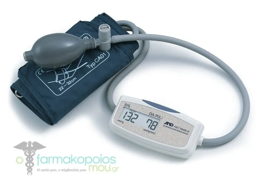 A&D Semi-Automatic Upper Arm Blood Pressure Monitor UA-704, 1pc