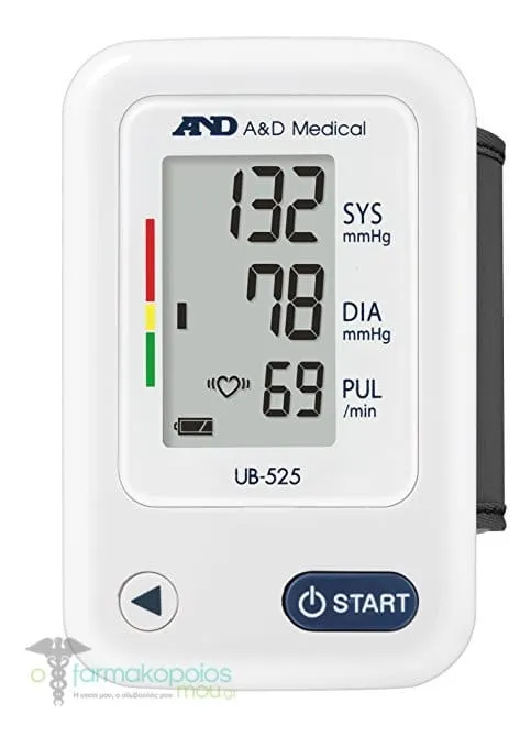 A&D UB 525 Digital Wrist Blood Pressure Monitor, 1pc