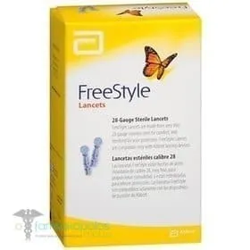Abbott Freestyle Lancets (Mmedisence Thin), 50 Glucose Metering Needles