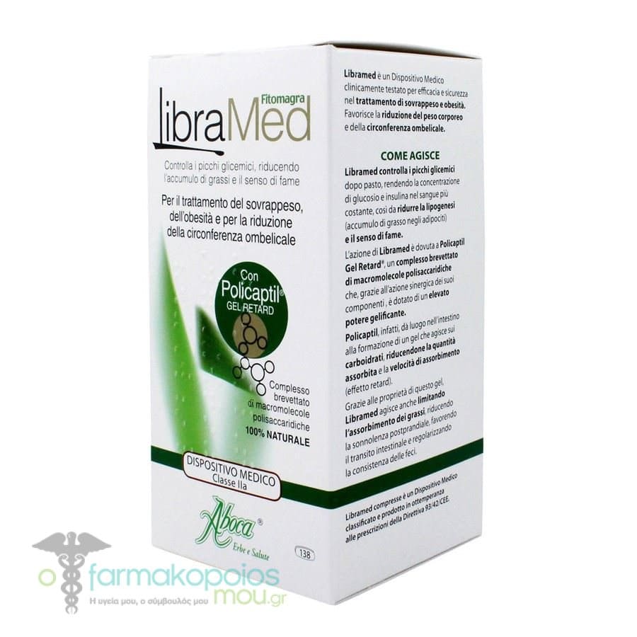Aboca Fitomagra Libramed Food Supplement for Weight Control, 138 tabs