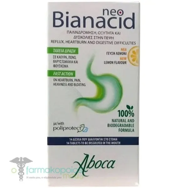 Aboca Neo Bianacid, 14chew.tabs