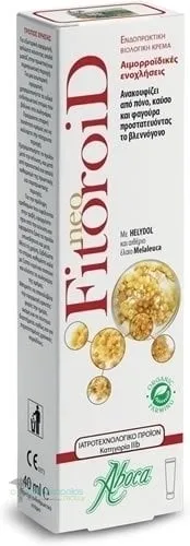 Aboca NeoFitoroid Organic Cream for Hemorrhoid Discomfort, 40ml