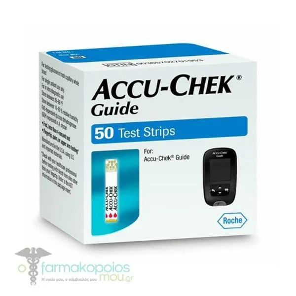 Roche Accu Chek Guide Test Strips, 50pcs