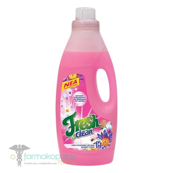 Actifresh & Clean Laundry Liquid Detergent, 1500ml (34scoops)