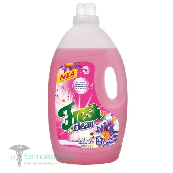 Actifresh & Clean Liquid Laundry Detergent with Floral Scent, 75scoops