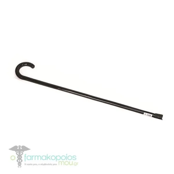 ADCO Single Piece Beech Cane (06150) Made of Beech wood, available colors black, brown & two-tone, 1 piece, - 002 Μαύρο