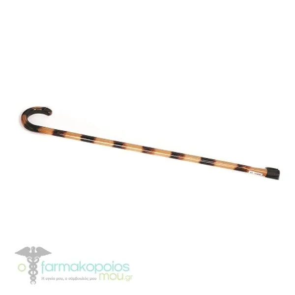 ADCO Single Piece Beech Cane (06150) Made of Beech wood, available colors black, brown & two-tone, 1 piece, - Δίχρωμο