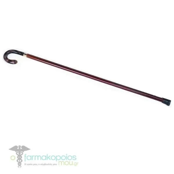 ADCO (06160) Μαγγούρα Ξύλινη με Χειρολαβή Κυτταρίνης, 1τεμ - Σκούρο Καφέ