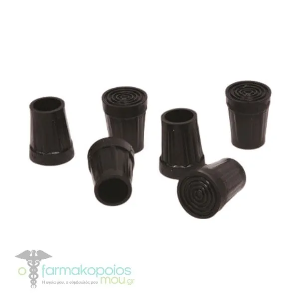 Adco Non-Slip Walking Stick Caps (06900), 6 pieces