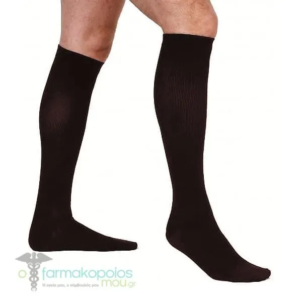 Adco Men’s Lower Knee Socks (07550) Class I (19-21mm Hg), 1 pair - Κάφε