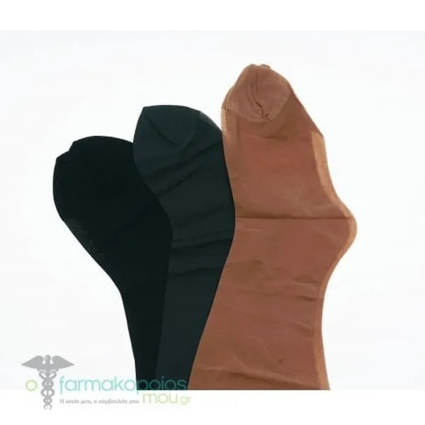 Adco Lower Knee Socks (07711) 70 Den (12 - 15mm Hg) Black, 1 pair