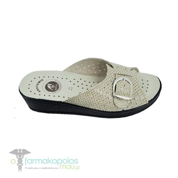 ADCO 09120 Women's Slippers Plain, 1pair - Μπέζ